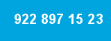 922 897 15 23